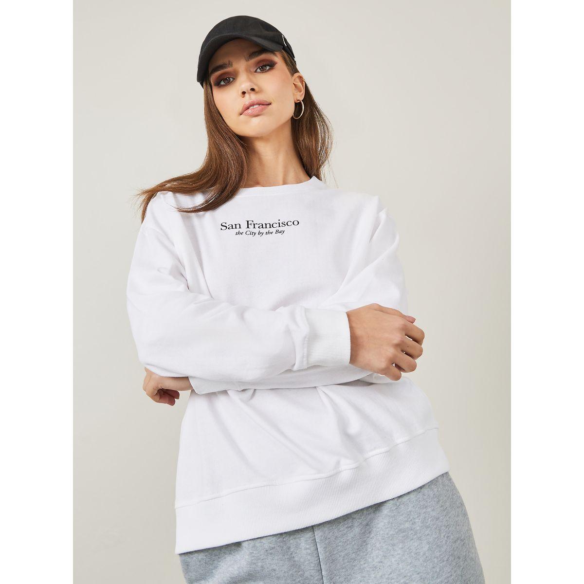 Styli Regular Fit Regular Length Graphic Sweatshirt-women-winterwear-hoodiesandsweatshirts-sweatshirts-image-1