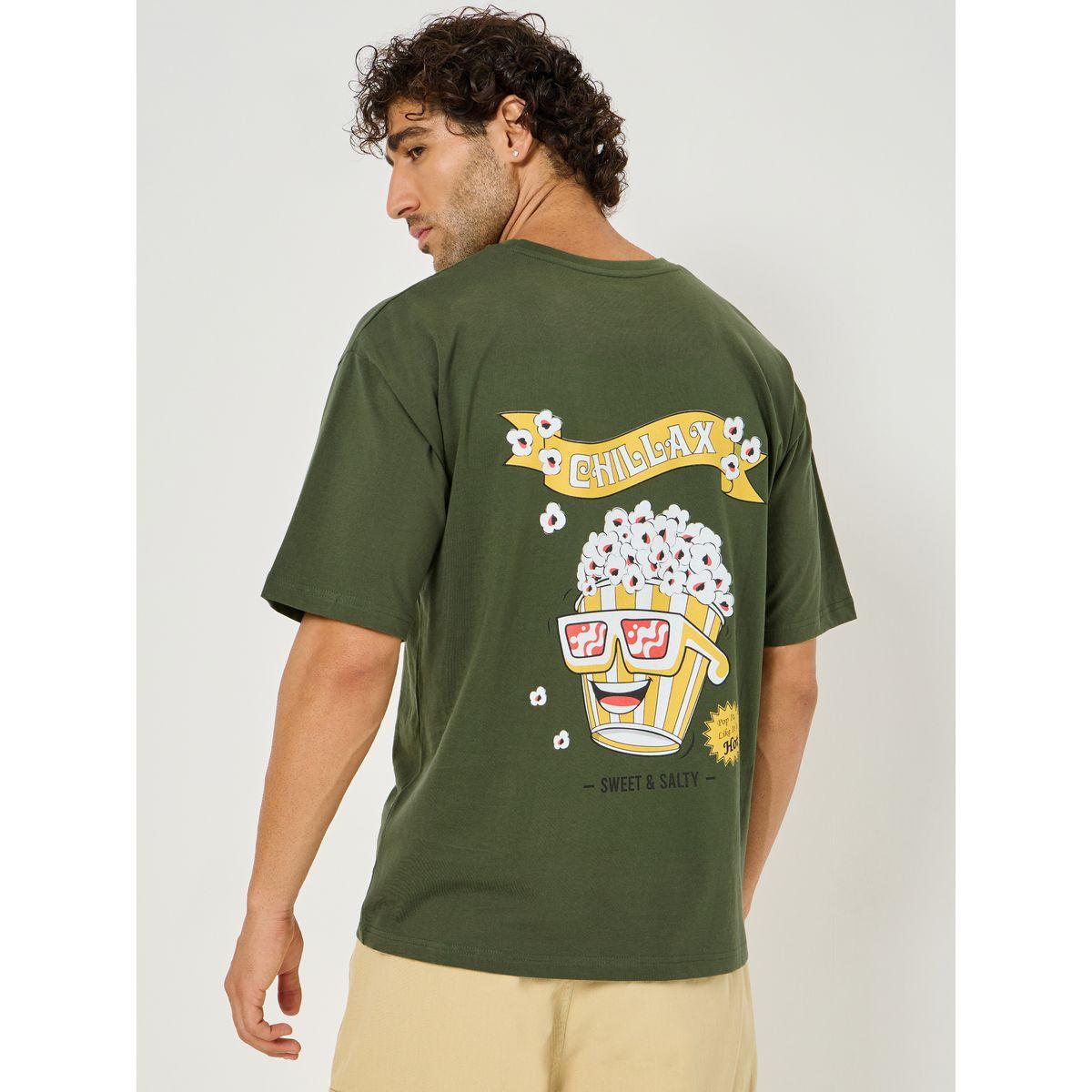 Styli Back Popcorn Graphic Print Oversized T-shirt-men-clothing-tshirtsandpolos-tshirts-image-5