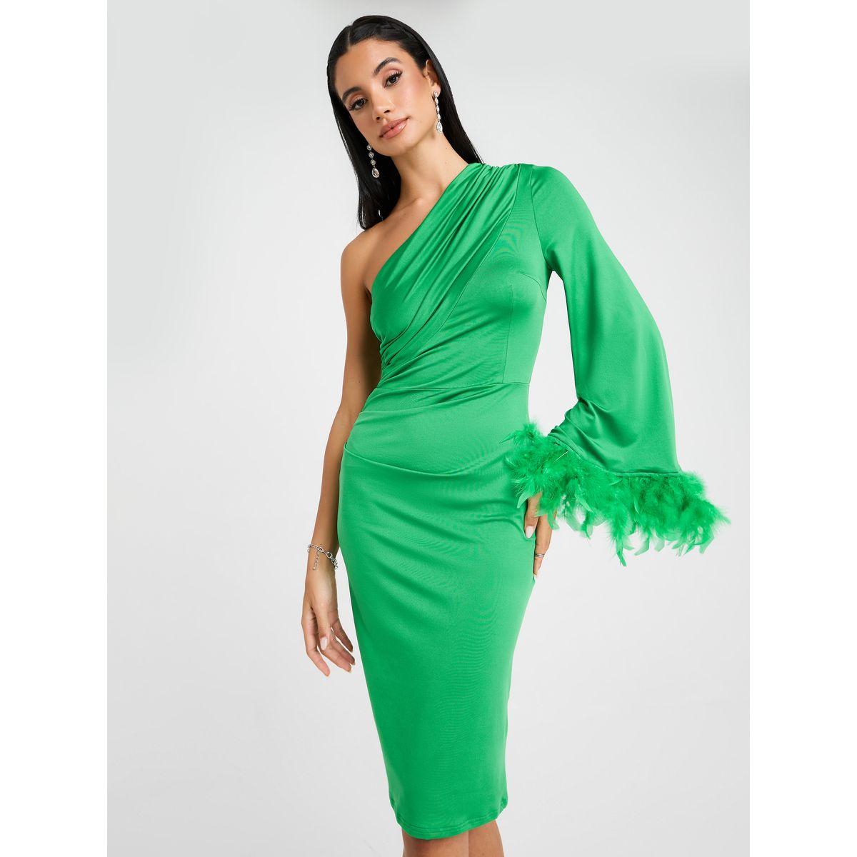 فستان كاجوال بكتف واحد-women-clothing-dresses-image-4