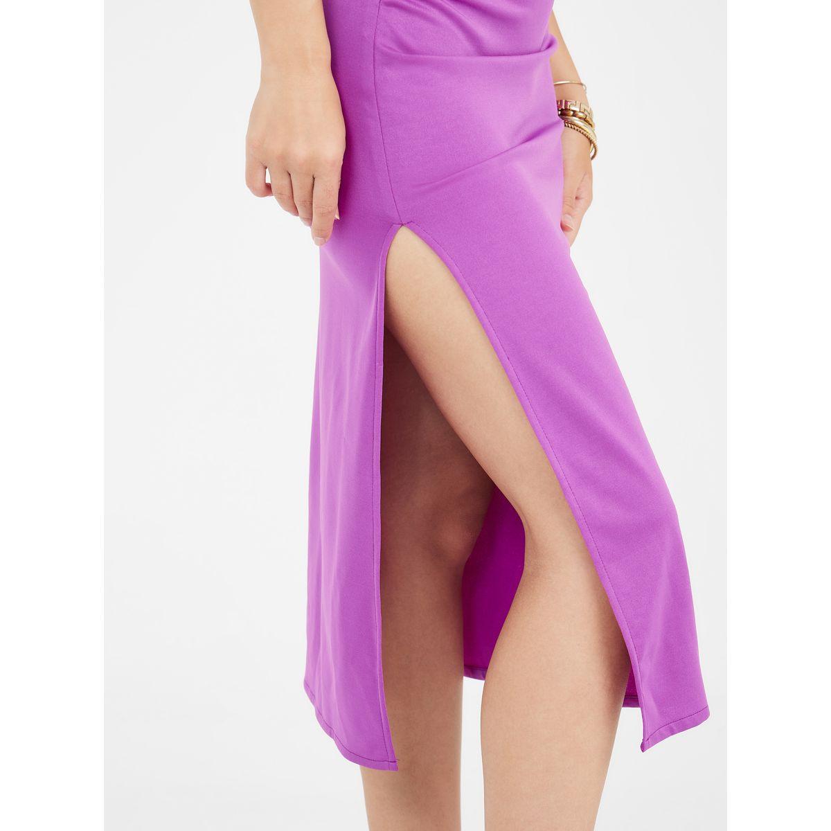 Styli Rose Corsage One Shoulder Neck Bodycon Dress-women-clothing-dresses-image-4