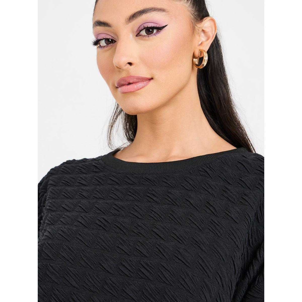 بلوزة واسعة وياقة دائرية-women-clothing-tshirts-image-4