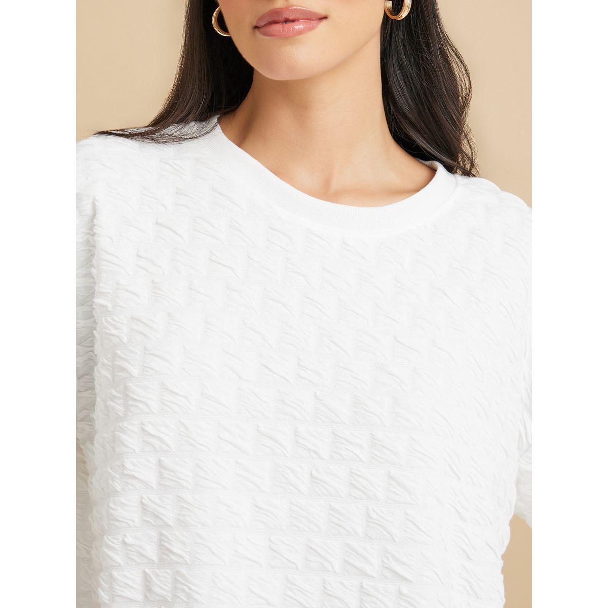 Styli Textured Drop Shoulder Top-women-clothing-shirtsandblouses-blouses-image-4