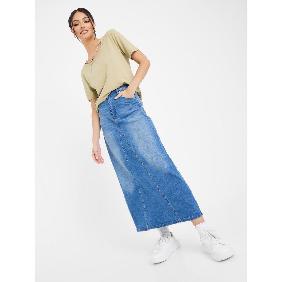 تيشيرت سادة بقصة عادية-women-clothing-tshirts-image-3
