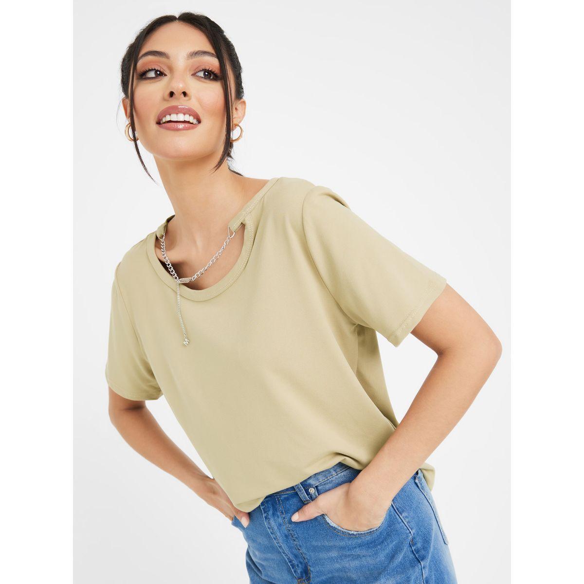 تيشيرت سادة بقصة عادية-women-clothing-tshirts-image-6