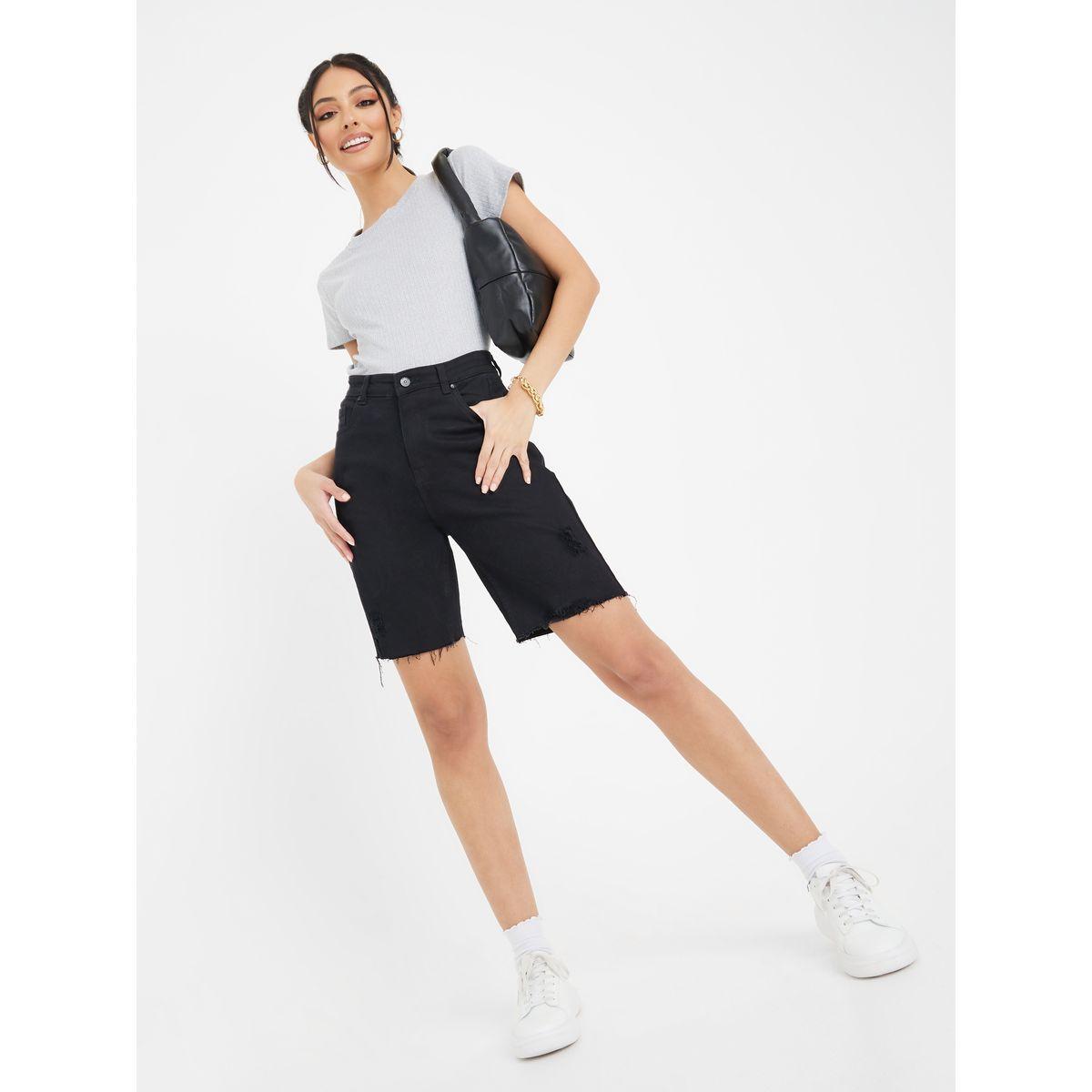Styli Slim Fit Ribbed T-shirt-women-clothing-tshirts-image-2