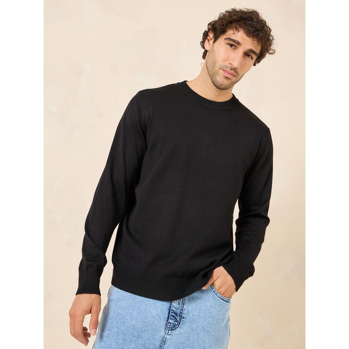 أفرول بقصة مريحة وياقة دائرية-men-clothing-sweatersandpullovers-image-3
