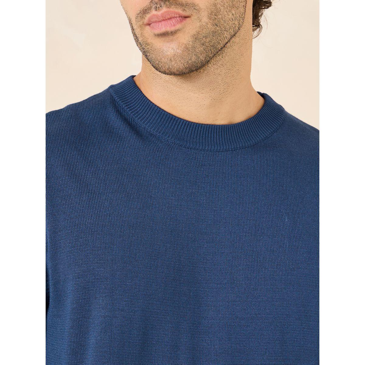 أفرول بقصة مريحة وياقة دائرية-men-clothing-sweatersandpullovers-image-4