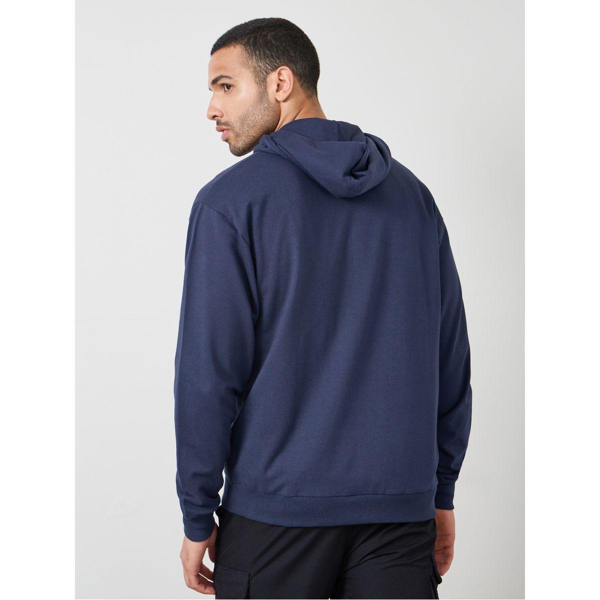 Styli Relaxed Fit Zip Hoodie with Contrast Drawcord-men-winterwear-jacketsandblazers-image-5