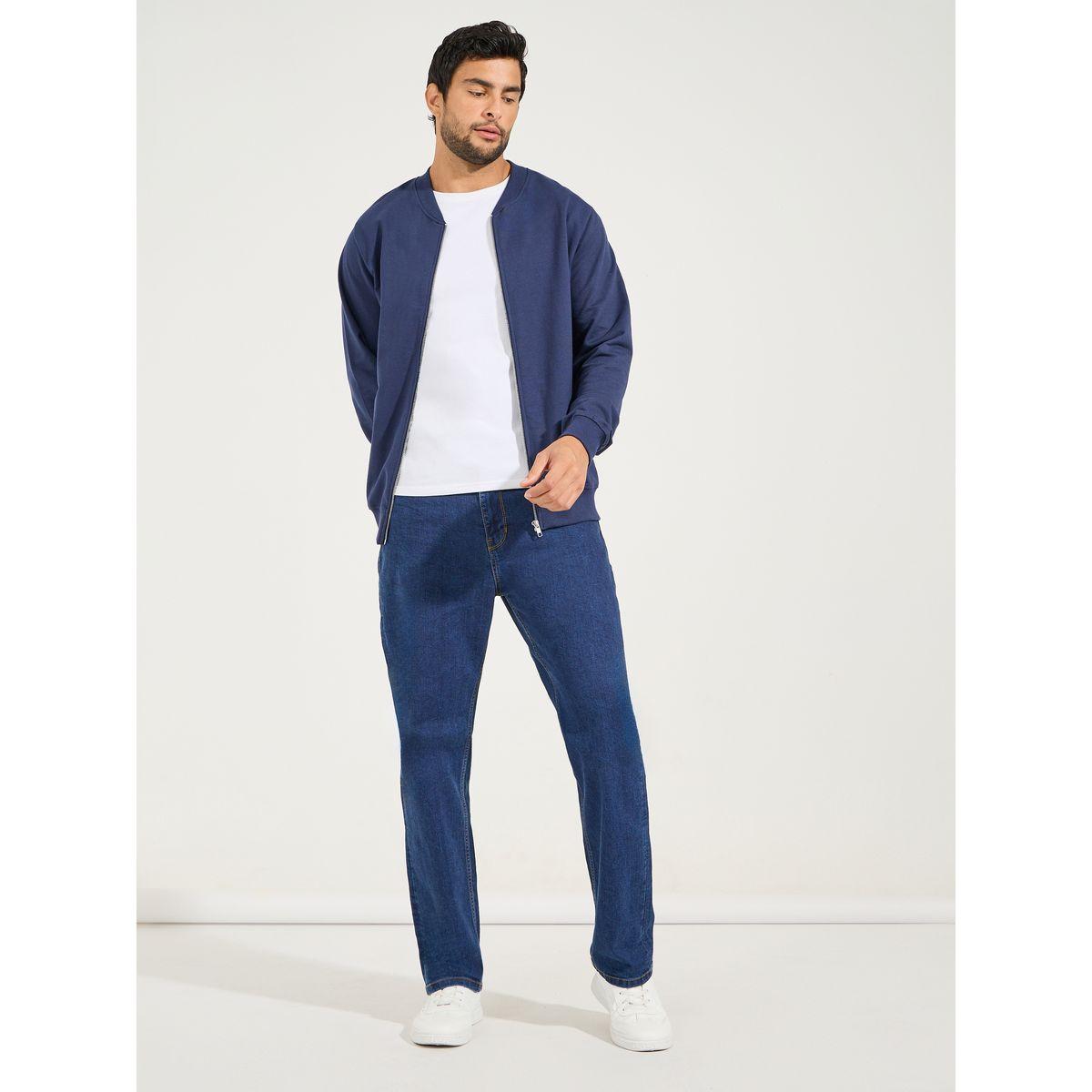 Styli Zip Through Relaxed Bomber Jacket-men-clothing-jacketsandblazers-jackets-image-2