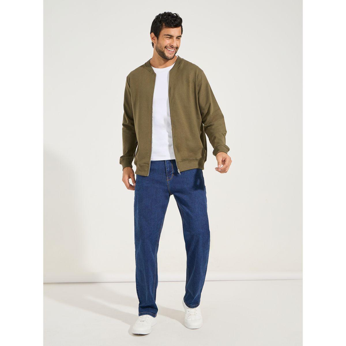 Styli Zip Through Relaxed Bomber Jacket-men-clothing-jacketsandblazers-jackets-image-2
