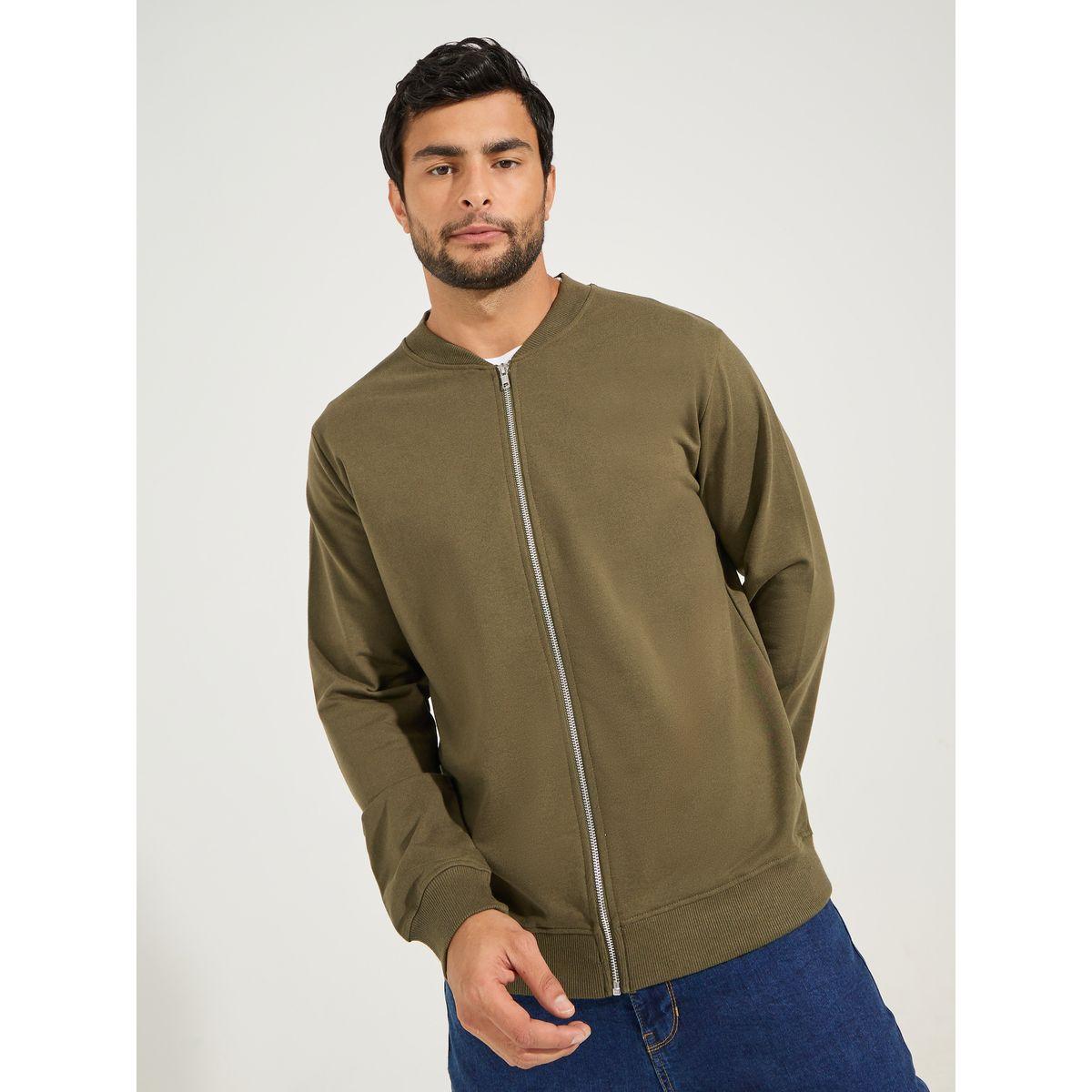 Styli Zip Through Relaxed Bomber Jacket-men-clothing-jacketsandblazers-jackets-image-3