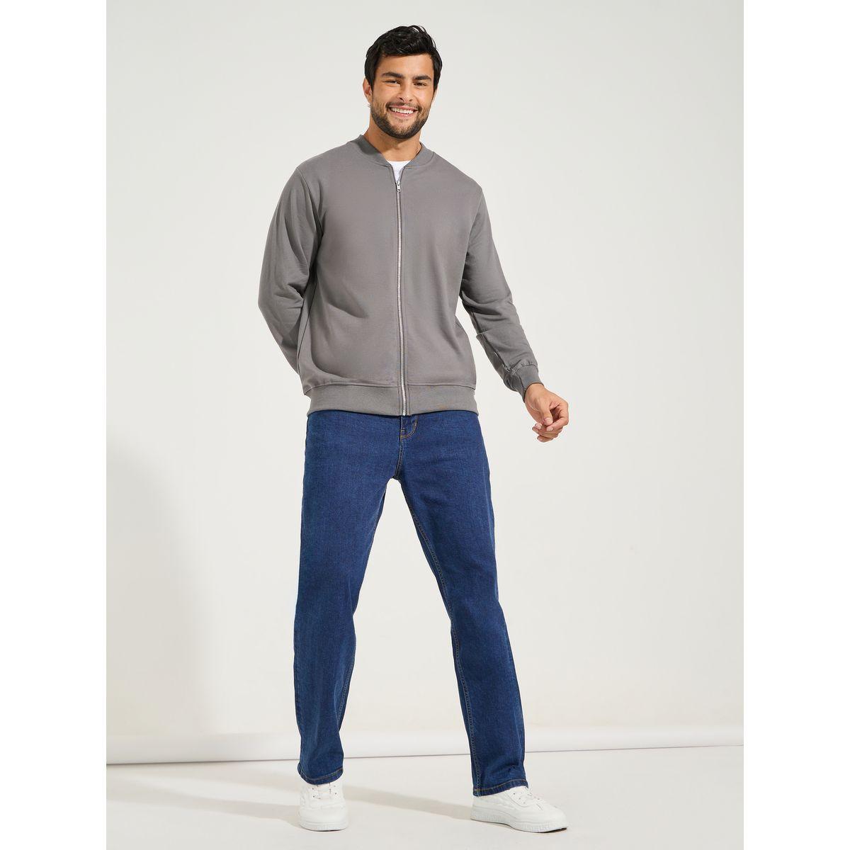 جاكيت بومبر بقصة مريحة مع سحَّاب غلق-men-clothing-jacketsandblazers-jackets-image-4