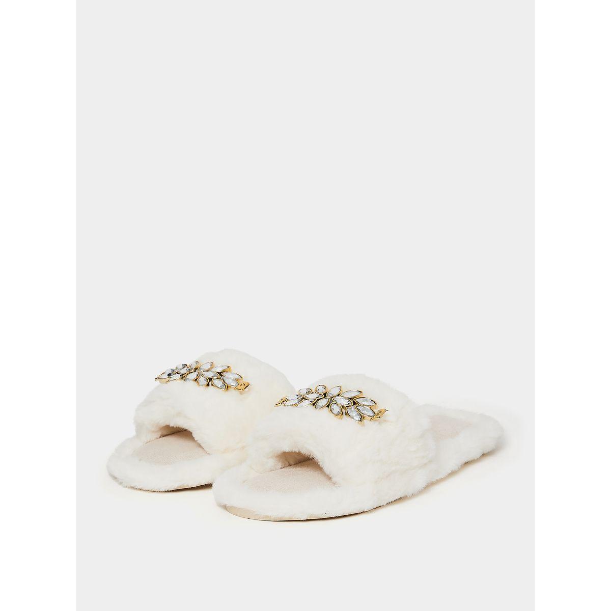 شبشب غرفة نوم بفرو صناعي-women-shoes-bedroomslippers-image-3