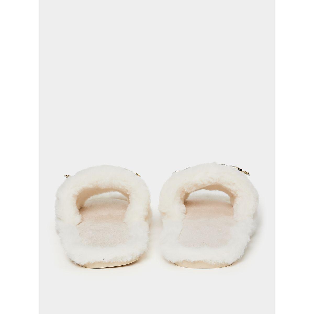 Styli Flower Embellished Bedroom Slippers-women-shoes-bedroomslippers-image-4