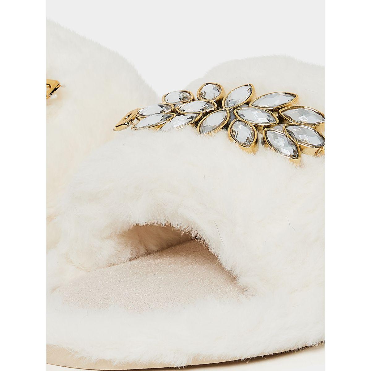 شبشب غرفة نوم بفرو صناعي-women-shoes-bedroomslippers-image-6