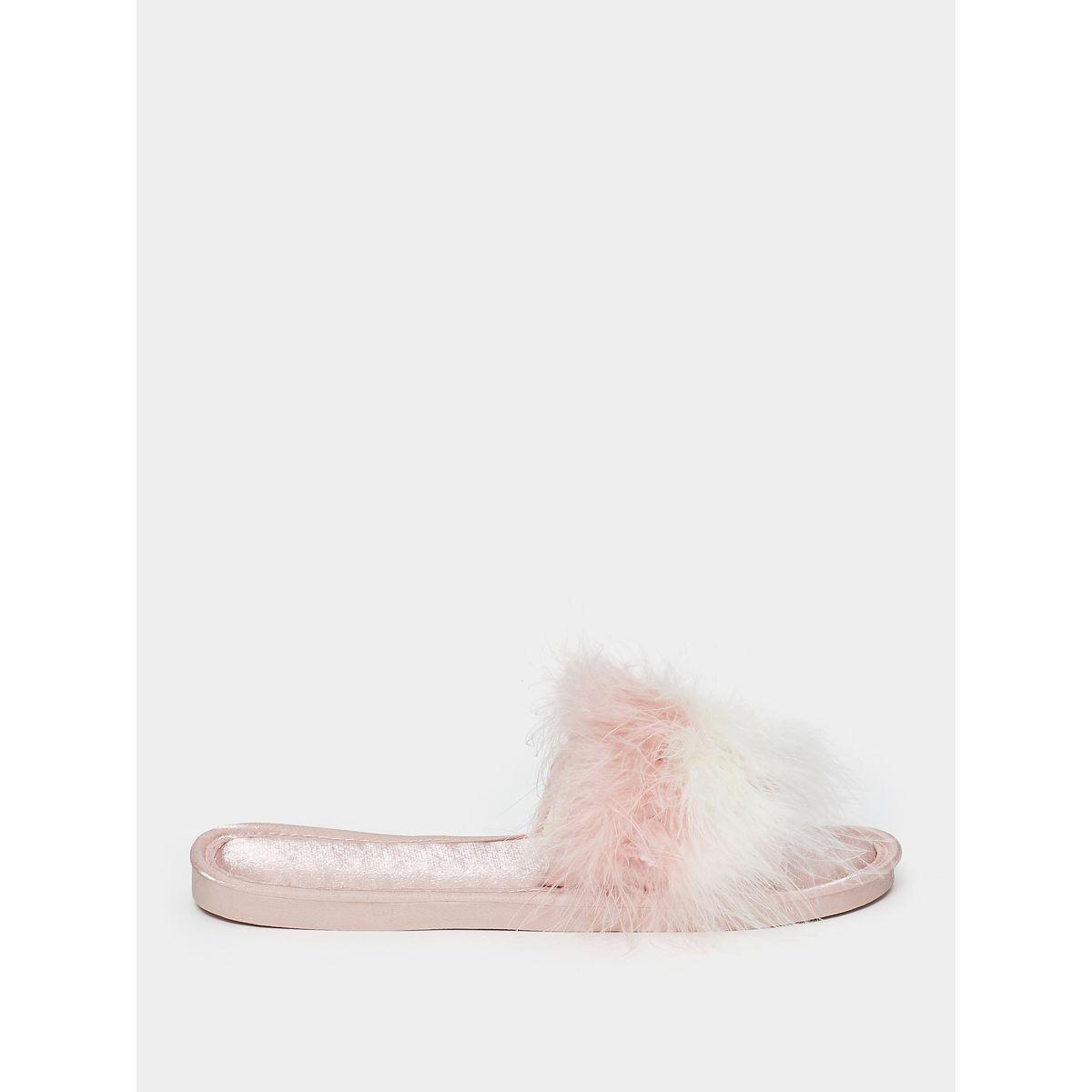 Styli Fluffy Furry Bedroom Slippers-women-shoes-bedroomslippers-image-1