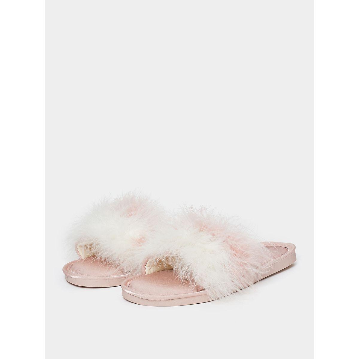 Styli Fluffy Furry Bedroom Slippers-women-shoes-bedroomslippers-image-2