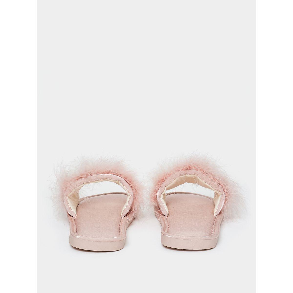 Styli Fluffy Furry Bedroom Slippers-women-shoes-bedroomslippers-image-3