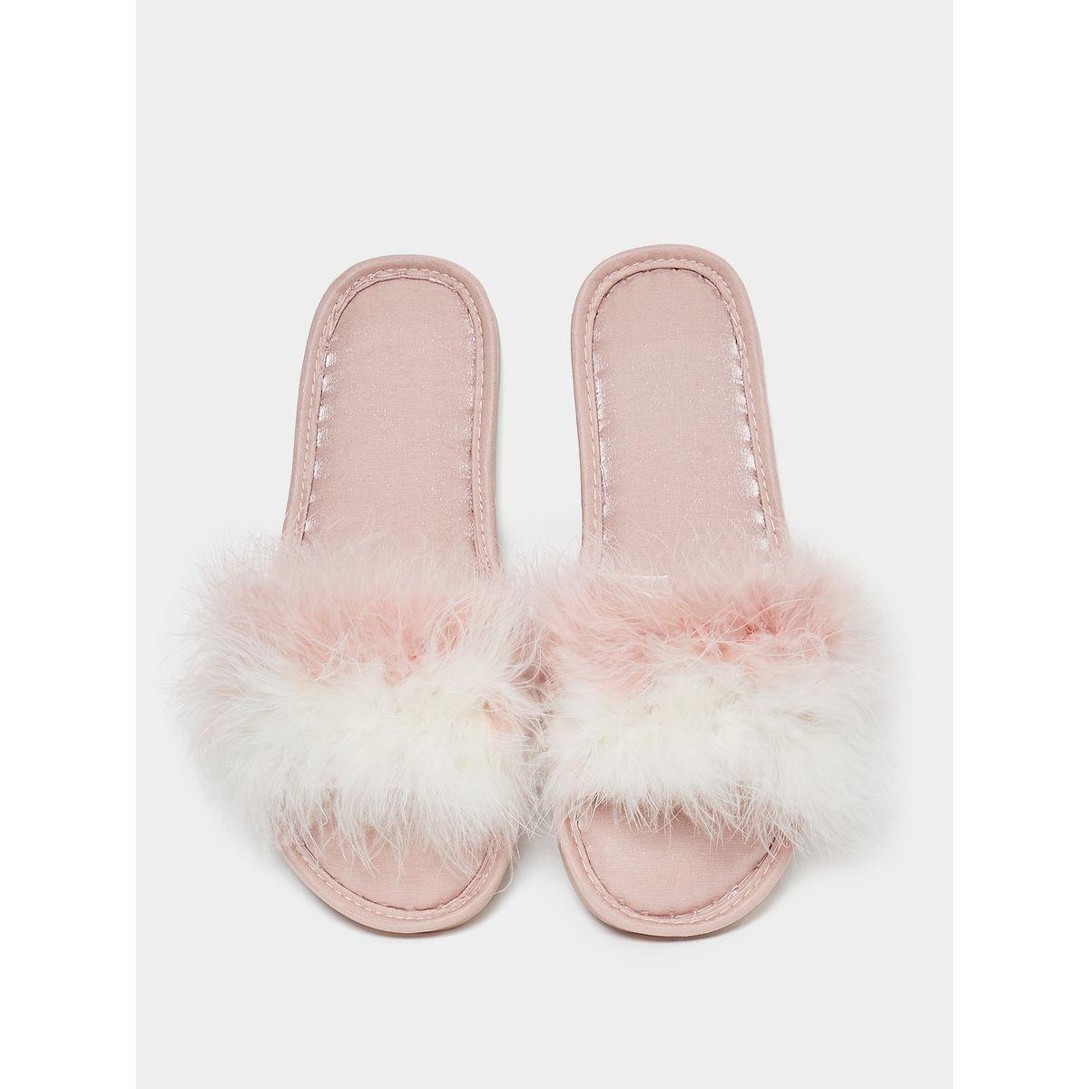 Styli Fluffy Furry Bedroom Slippers-women-shoes-bedroomslippers-image-4