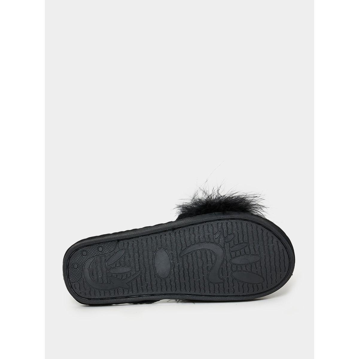 Styli Fluffy Furry Bedroom Slippers-women-shoes-bedroomslippers-image-7