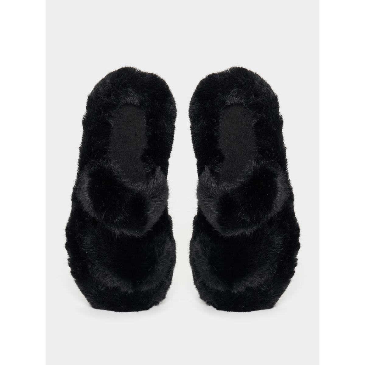 شبشب غرف نوم بفرو ناعم-women-shoes-bedroomslippers-image-4