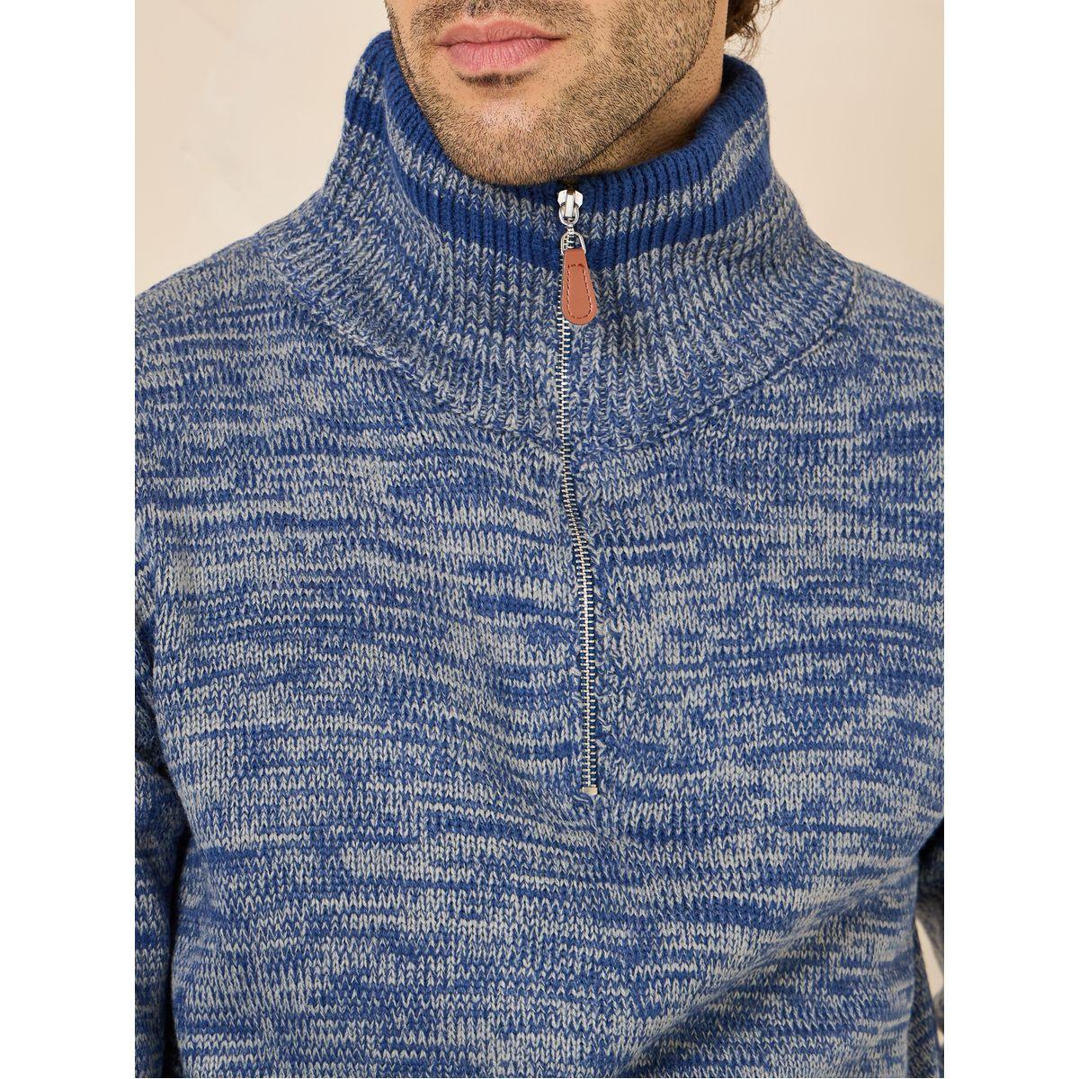Styli Melange High Neck Regular Fit Jumper-men-clothing-sweatersandpullovers-image-3