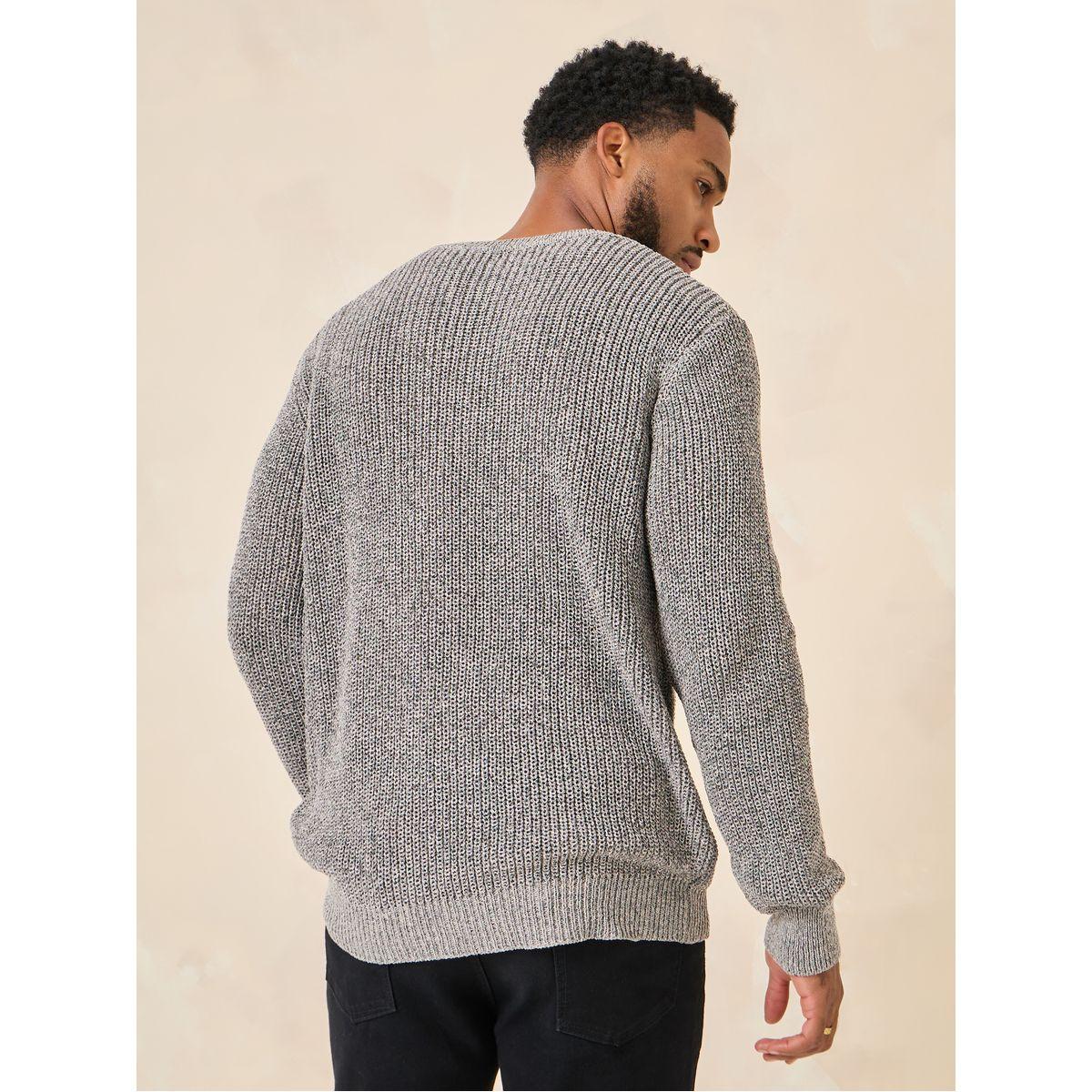 أفرول ميلانج بقصة عادية-men-clothing-sweatersandpullovers-image-6