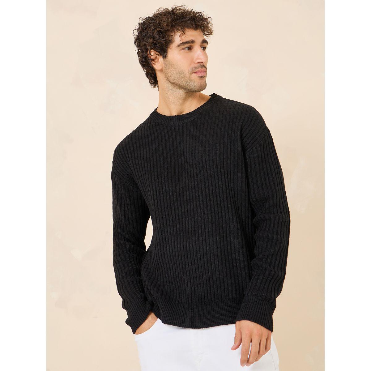 أفرول محبوك بقصة مريحة-men-clothing-sweatersandpullovers-image-1