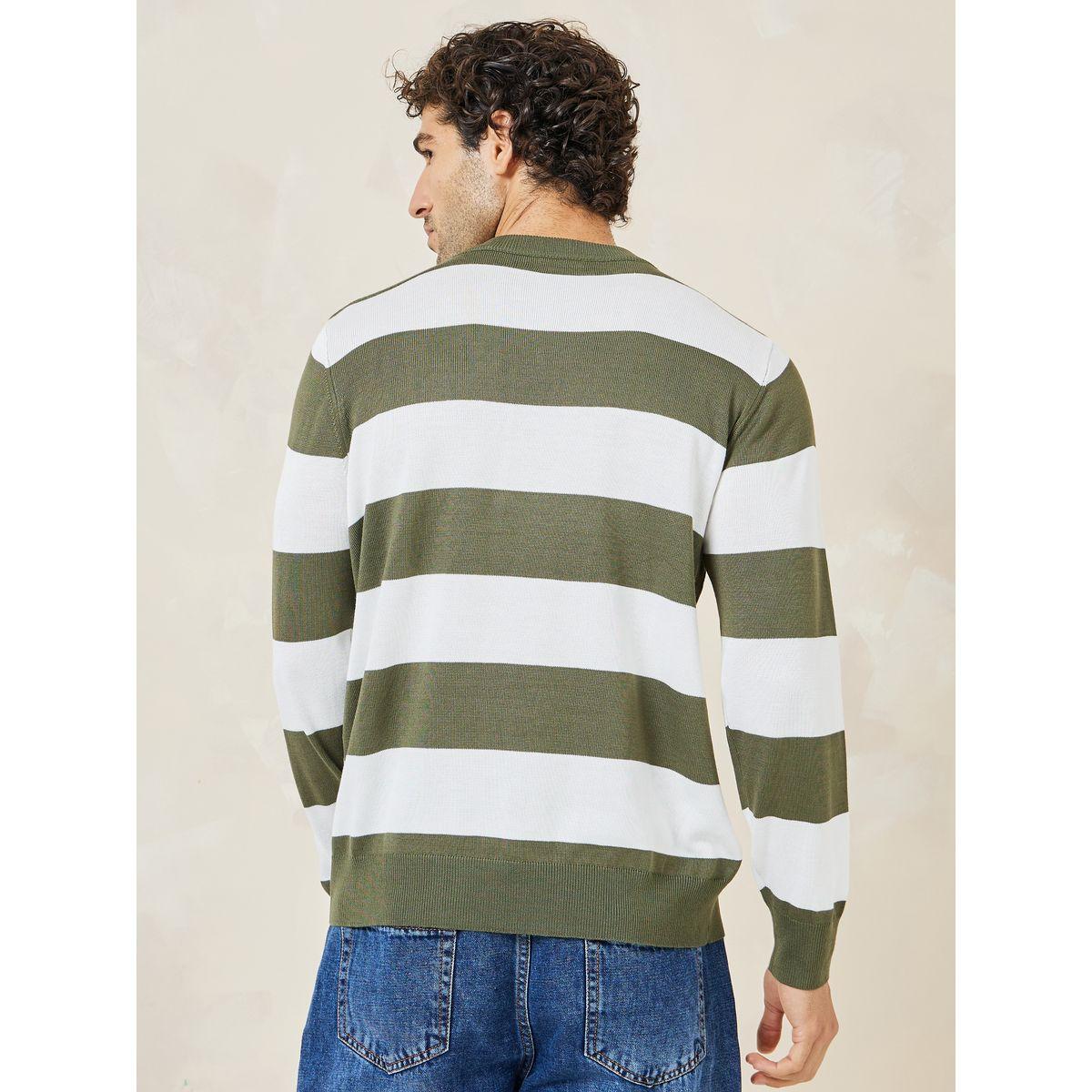 Styli Stripe Print Relaxed Fit Sweater-men-clothing-sweatersandpullovers-image-5