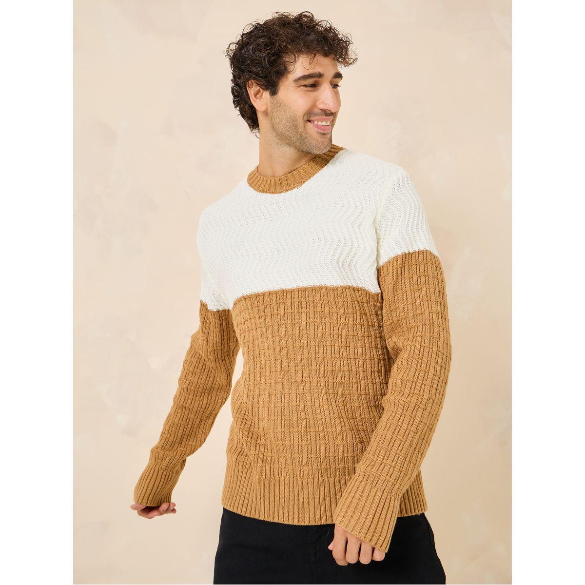 أفرول محبوك بنمط كتل الالوان-men-clothing-sweatersandpullovers-image-3