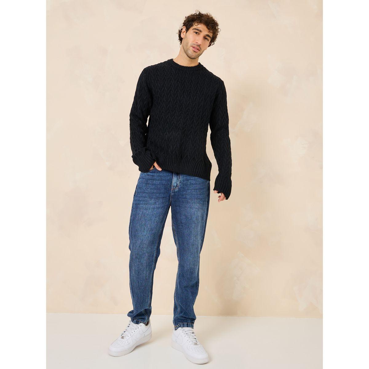 أفرول محبوك بقصة مريحة-men-clothing-sweatersandpullovers-image-2