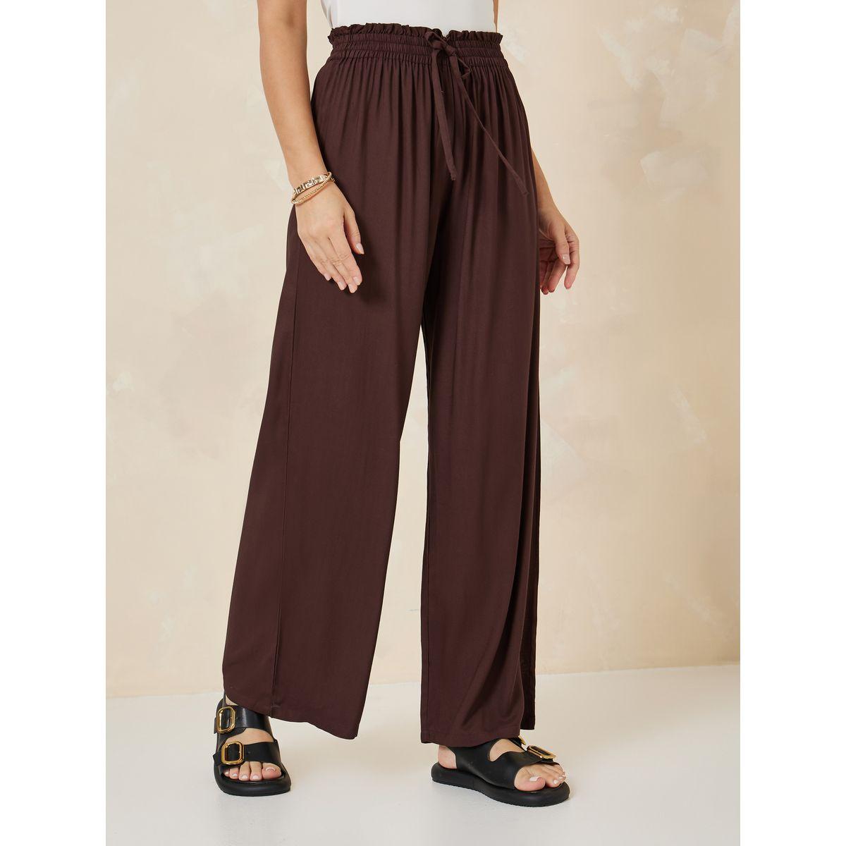 بنطال بقصة أرجل واسعة-women-clothing-bottoms-trousers-image-4