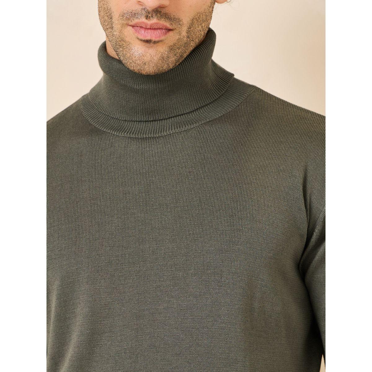 Styli Solid Turtle Neck Relax Fit Jumper-men-clothing-sweatersandpullovers-image-3