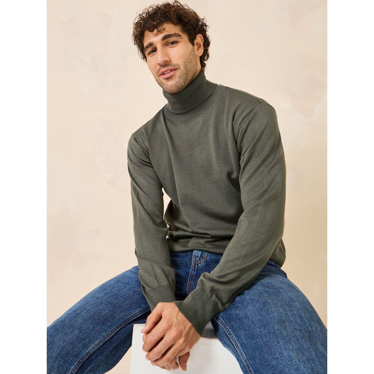أفرول سادة بقصة مريحة-men-clothing-sweatersandpullovers-image-1