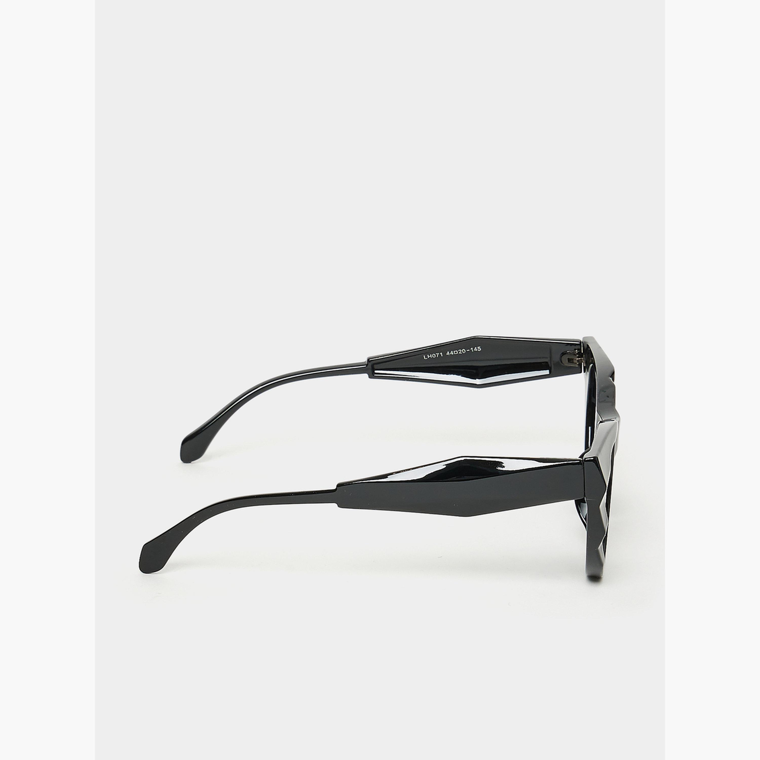 Styli Solid Semi Cat Eye Sunglasses-women-sunglasses-image-4