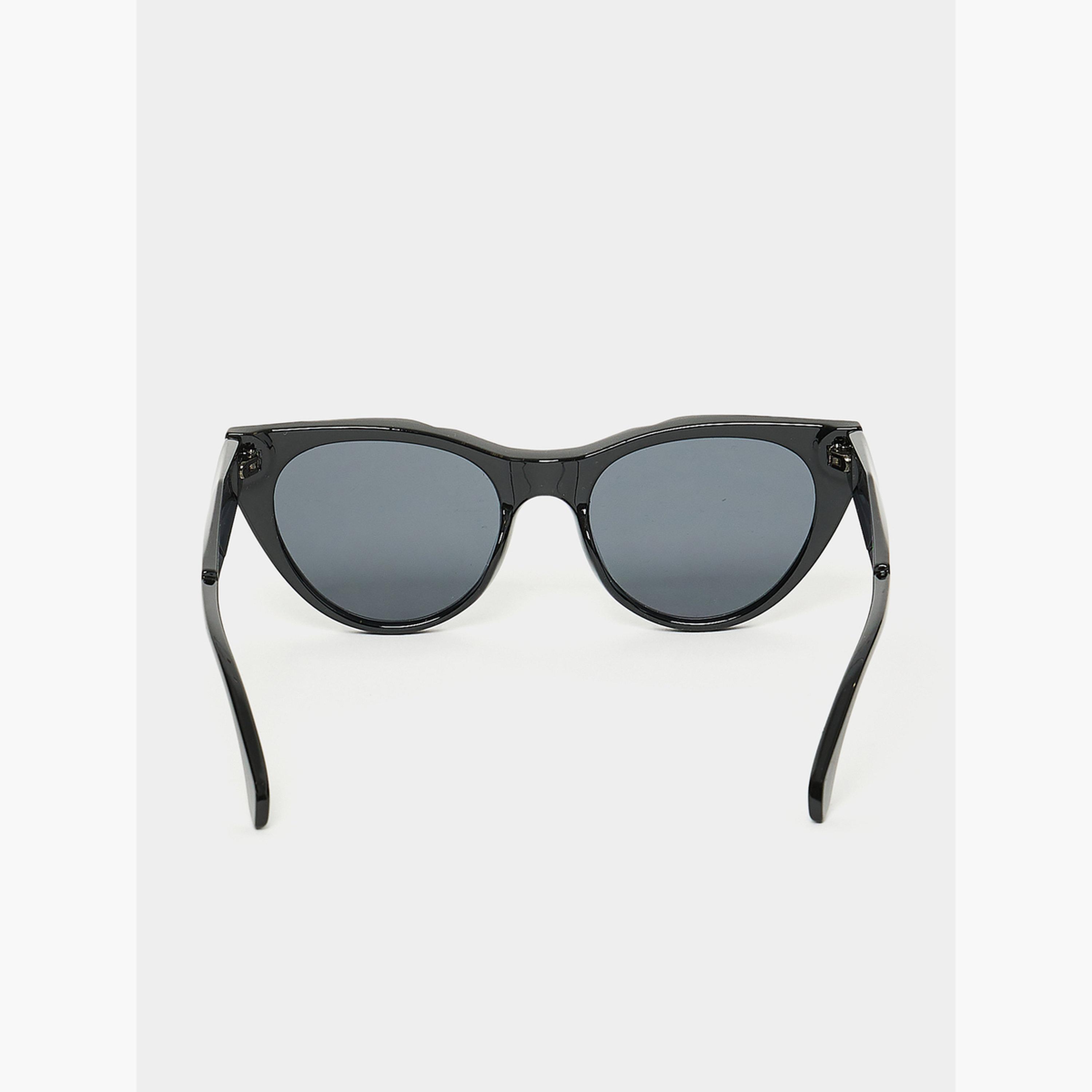 Styli Solid Semi Cat Eye Sunglasses-women-sunglasses-image-5