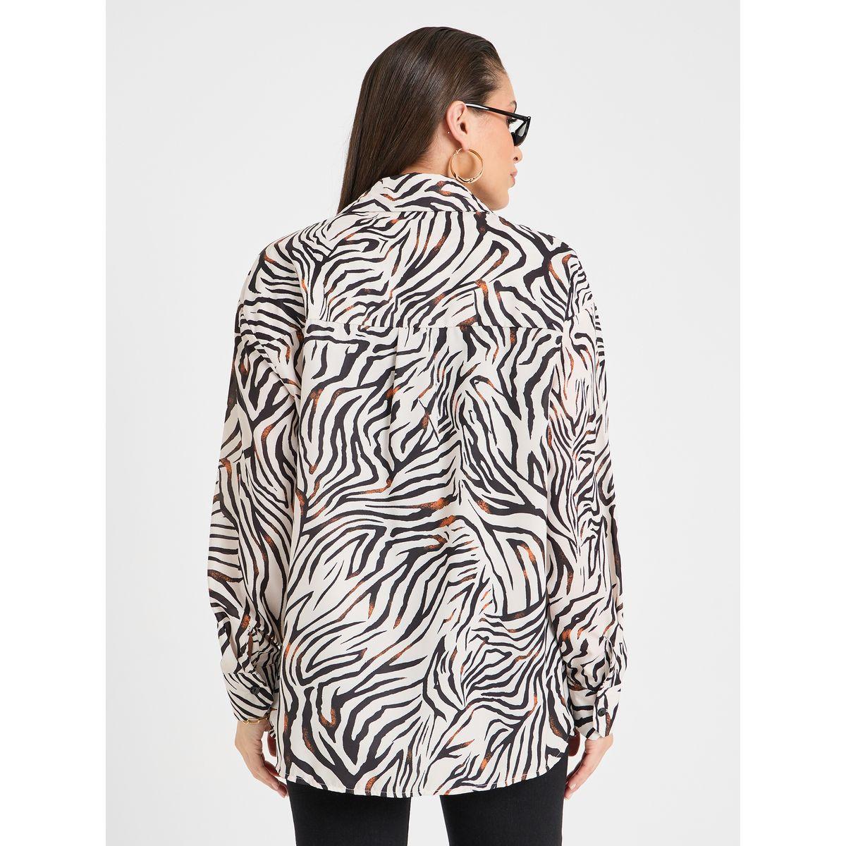 بلوزة واسعة بطبعة حمار وحشي-women-clothing-shirtsandblouses-shirts-image-1