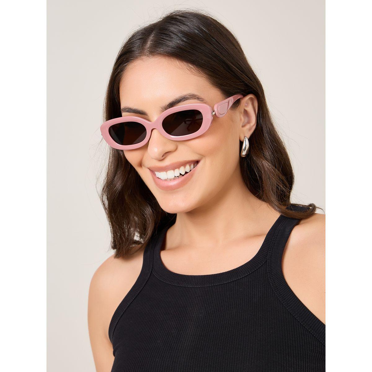 Styli Tinted Oval Sunglasses-women-sunglasses-image-2