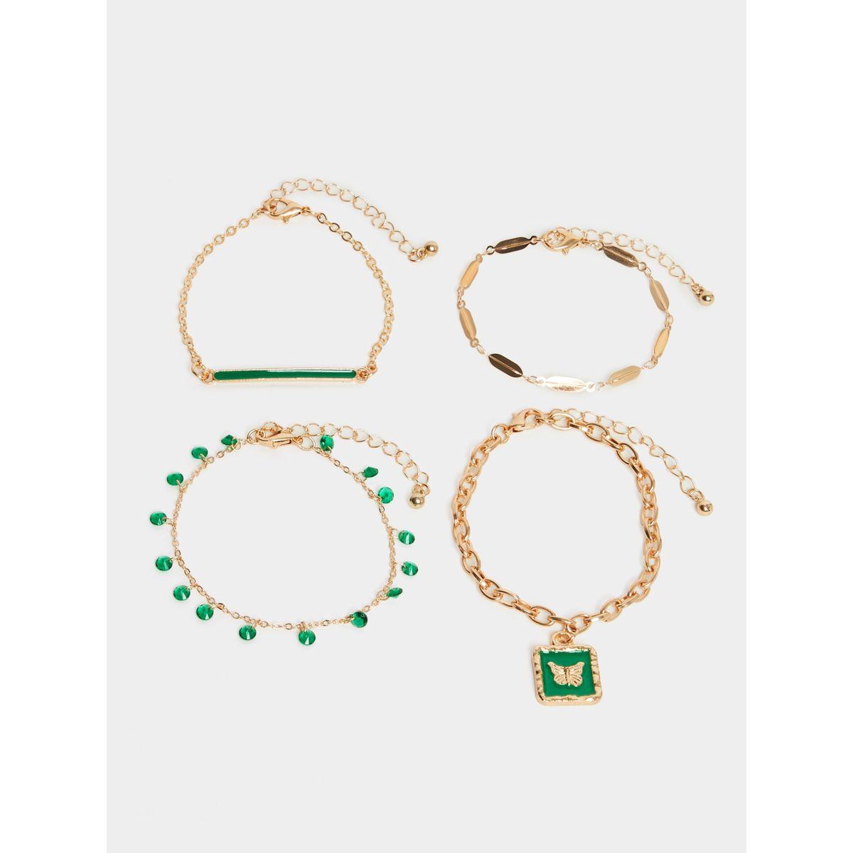 مجموعة من 4 أساور يد كاجوال-women-watchesandjewellery-jewellery-banglesandbracelets-image-2