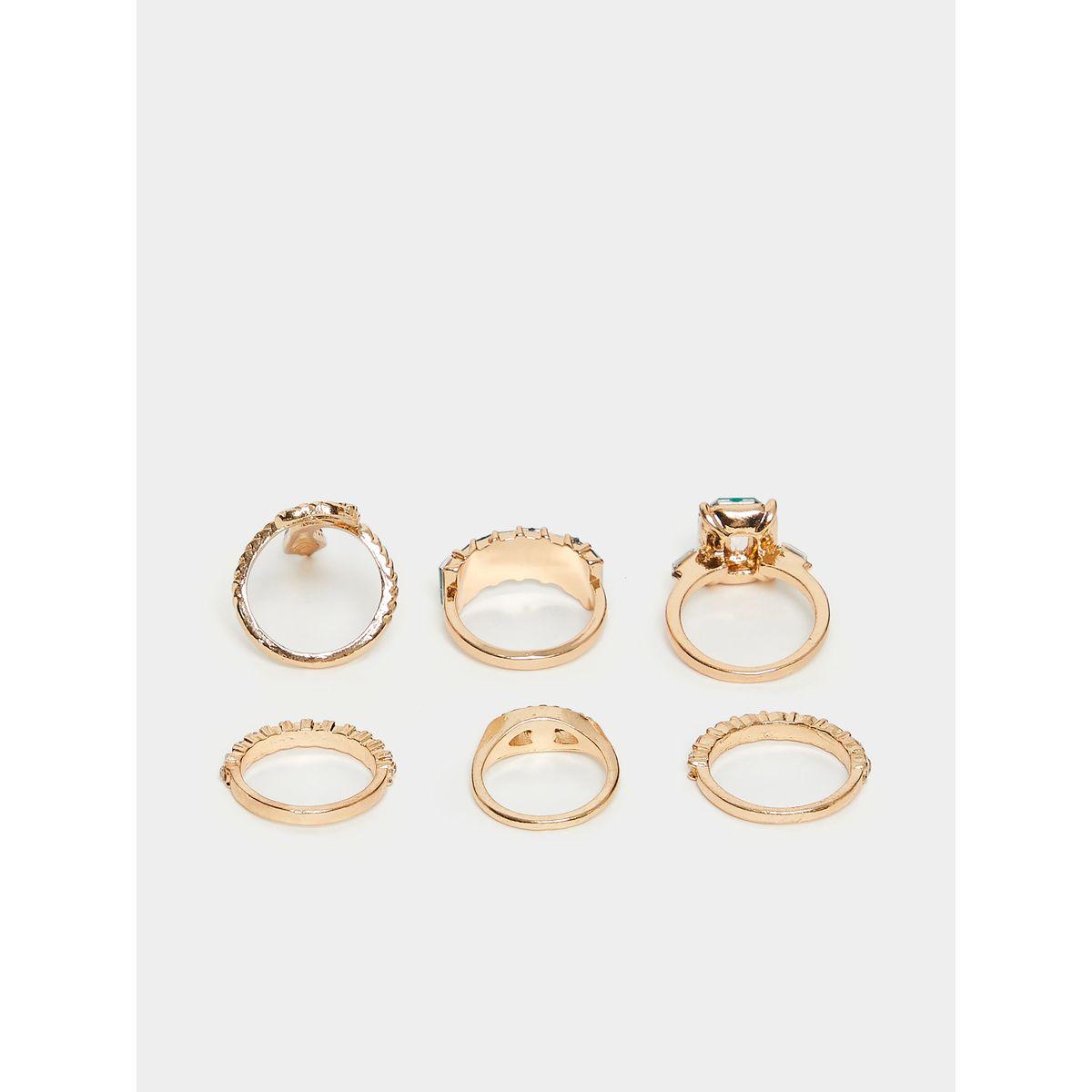 Styli Set of 6 - Snake Design Assorted Rings-women-watchesandjewellery-jewellery-rings-image-2