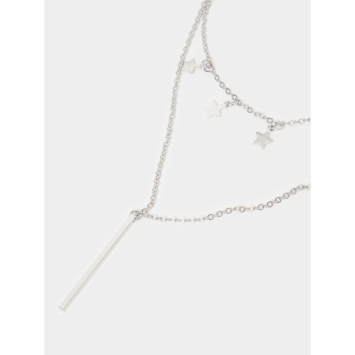 Styli Star Drop Layered Necklace-women-watchesandjewellery-jewellery-necklacesandpendants-image-2