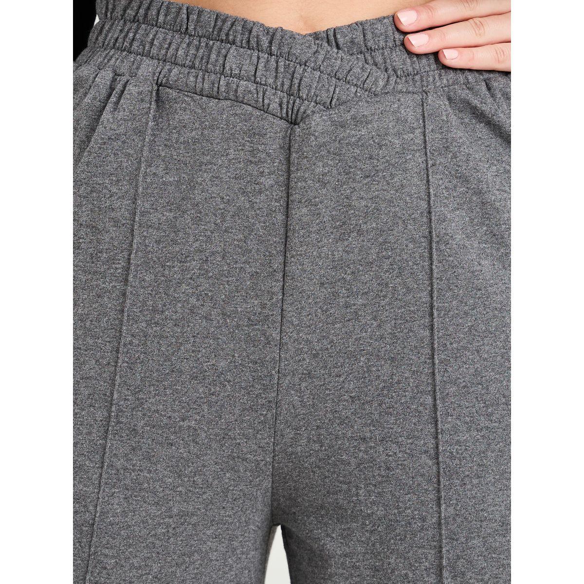 Styli Asymmetric Waistband Seam Detail Wide Leg Jogger-women-clothing-bottoms-joggers-image-3