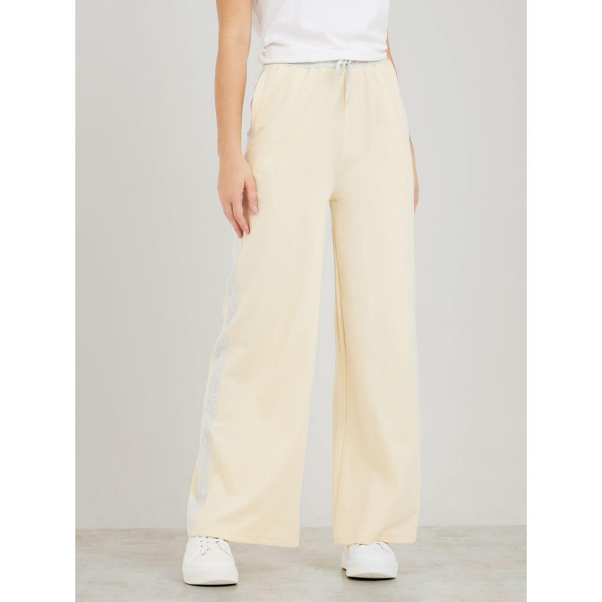 Styli Contrast Side Stripe Wide Leg Pants-women-clothing-bottoms-trousers-image-1
