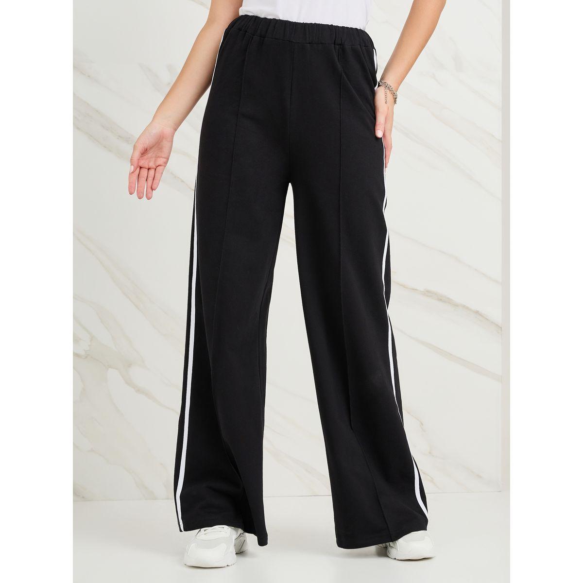 Styli Side Stripe Detail Wide Leg Pants-women-clothing-bottoms-trousers-image-1
