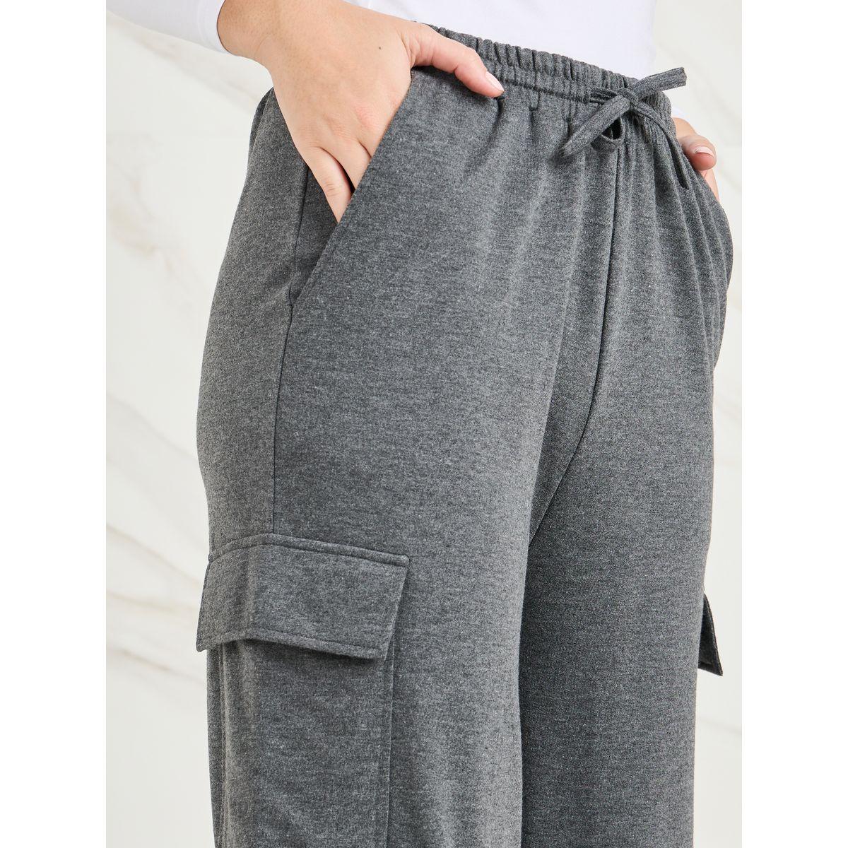 Styli Wide Leg Pants with Cargo Pockets-women-clothing-bottoms-trousers-image-3