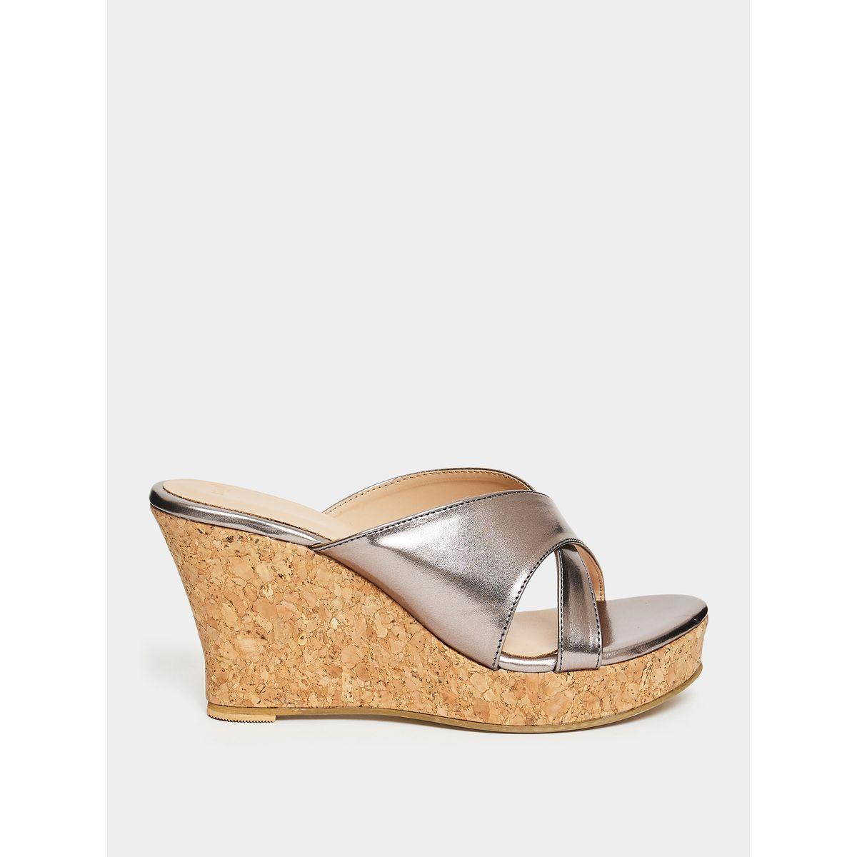 Styli Cross Band Strap Wedge Sandals-women-shoes-heels-image-1