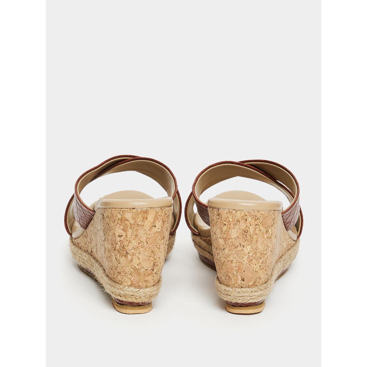 Styli Cross Band Wedge Heel Sandals-women-shoes-heels-image-3