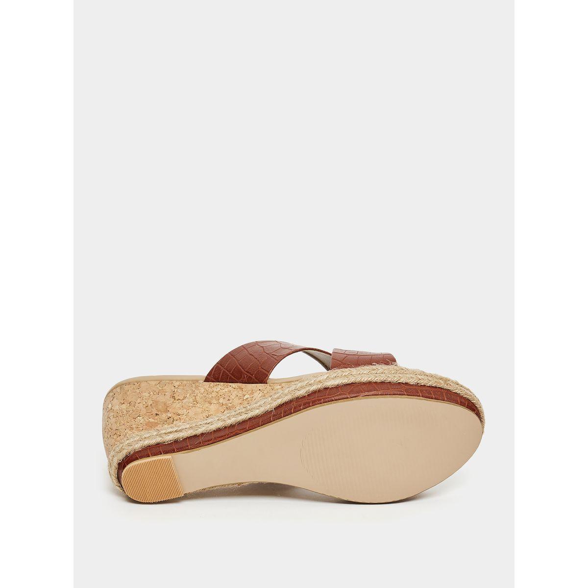 Styli Cross Band Wedge Heel Sandals-women-shoes-heels-image-6