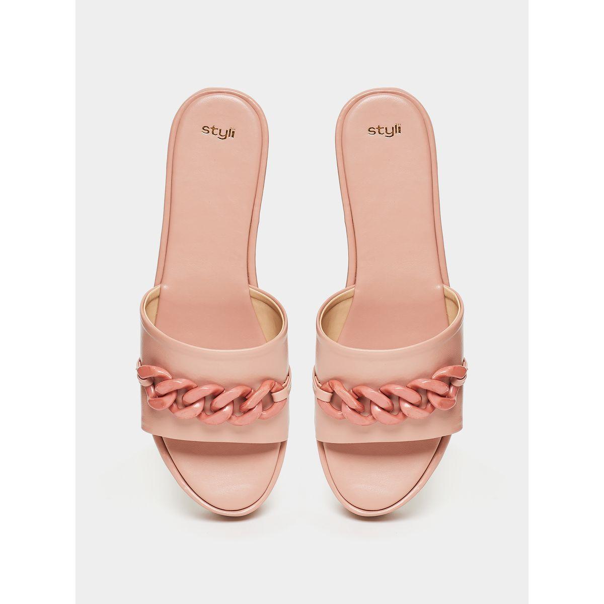 صندل ويدج مزين بحلية-women-shoes-heels-image-4