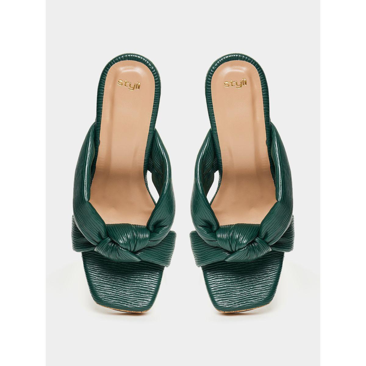 صندل بكعب ويدج مزين بعقدة-women-shoes-heels-image-3